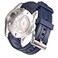 INO Design StrapXProLXH1C 21mm Watch Band Quick Release FKM Rubber Curved End Watch Strap Replacement for Longines HydroconquestConquest 20072022 verNavy Blue with Silver Clasp