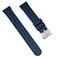 StrapHabit Waffle Rubber Dive Watch Strap with Stainless Steel Buckle Durable 22mm Watch Band Replacement for Men and Women Blue