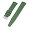 StrapHabit Quick Release Tropical Style FKM Rubber Watch Strap Band 18mm 19mm 20mm 21mm 22mm Green 21mm