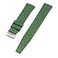 StrapHabit Quick Release Tropical Style FKM Rubber Watch Strap Band 18mm 19mm 20mm 21mm 22mm Green 18mm