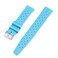 StrapHabit Quick Release Tropical Style FKM Rubber Watch Strap Band 18mm 19mm 20mm 21mm 22mm Light Blue 19mm