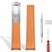 Wentokye 20mm 21mm 22mm Rubber Watch Band for Rolex Watch Strap Soft Curved Replacement Strap for Men Women 20mm orange