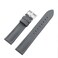 Onthelevel Water Resistant Oxford Fabric Watch Strap 18mm 20mm 22mm Sailcloth With Leather Back Lining Quick Release Watch Band Replacement Gray 20mm