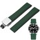 Niziruoup FKM Rubber Watch Bands Deployment Clasp Adjustable CTS Fluororubber 19mm 20mm 21mm 22mm Quick Release Soft Durable FKM Rubber Watch Strap Universal Replacement Band Strap for Men Women
