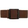Da Luca Braided Nylon Perlon Watch Strap Brown PVD Buckle 18mm