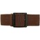 Da Luca Braided Nylon Perlon Watch Strap Brown PVD Buckle 18mm