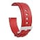 MONTREUX 22mm Premium Quick Release FKM Rubber Watch Strap Band for Rolex Omega TAG Heuer Seiko More Red