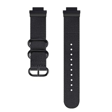 Demupai 22mm Width Replacement Wrist Band Nylon Strap Bracelet Compatible with GA2100GA2110GM2100 Black