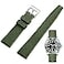 Niziruoup FKM Rubber Watch Strap Quick Release Tropical Style Fluororubber 18mm 20mm 22mm Soft Breathable Durable FKM Rubber Watch Band Universal Replacement Band Strap for Men Women