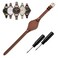 Sufeasdf Womens 8mm Watch Band Genuine Calf Leather Replacement Straps Watch Strap for Fossil ES3148 ES4119 ES4176 ES3262 ES3077 Coffee Rose Golden Buckle