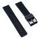 StrapHabit Quick Release Sailcloth and FKM Rubber Hybrid Watch Strap Band 20mm 22mm Nylon 20mm Black wBlack Buckle