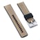 StrapHabit Quick Release Sailcloth and FKM Rubber Hybrid Watch Strap Band 20mm 22mm Nylon 22mm Khaki