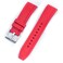 StrapHabit Quick Release Rubber Watch Strap Band FKM 20mm 22mm 24mm Red 22mm