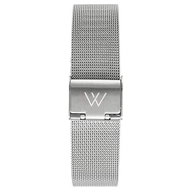 Wristology Silver Metal Mesh 20mm Watch Band Quick Release Milanese Stainless Steel Easy Change Mens Womens Strap