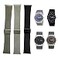NZZXTO Replacement Watch Band for Skagen Unisex Watch with Screw slim strap 28mm22mm28mm Silver