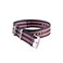 TOPBD 20mm High Density Nylon Strap WatchBand For Omega Seamaster 007 Moonswatch Commander Speedmaster 300 AT150 AQUA TERRA BeltSoft Canvas Fabric Strap Compatible 1921 MMRED Blue
