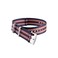 TOPBD 20mm High Density Nylon Strap WatchBand For Omega Seamaster 007 Moonswatch Commander Speedmaster 300 AT150 AQUA TERRA BeltSoft Canvas Fabric Strap Compatible 1921 MMRED Blue