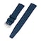 StrapHabit Quick Release Tropical Style FKM Rubber Watch Strap Band 18mm 19mm 20mm 21mm 22mm Blue 20mm