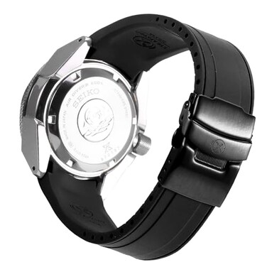 INO Design StrapXProSRX1A 22mm Watch Bands CurvedEnd Rubber Watch Strap Replacement for Seiko Prospex Samurai Series King Samurai Series Automatic Dive Watch SRPB09 SRPB51 SRPB53 SRPE35 SBDY065 SRPF79