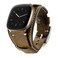 Hepsun Compatible with Fitbit SenseSense 2Versa 3Versa 4 Bands Genuine Leather Cuff Band Replacement Strap with Stainless Steel Clasp Compatible for Fitbit Versa 3 Sense Accessories Men Women