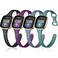 Laffav Bands Compatible with Fitbit Versa 3Versa 4Fitbit Sense bands for Women Men Slim Soft Silicone Sport Strap Replacement Wristband Small BlackPine GreenPurpleBlue Gray