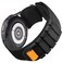 Lamshaw Compatible with Amazfit TRex 3 Bands Rugged Nylon Sports Strap with Woven Loop Design 22mm Size Band CrossBlack