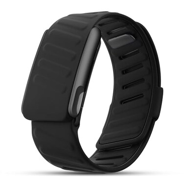 DADO Silicone Sport Replacement Band Compatible WHOOP 50 One Peak and Life Fitness Tracker Breathable Durable Comfortable Not for Whoop Gen 4 All Black LifeMG