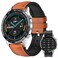 FILIEKEU Leather Men Smart Watch for Android iOS Bluetooth Calls Voice Chat with Heart Rate Fitness Tracker 13 Full Touch Screen IP67 Waterproof Silicone Activity Tracker for Men