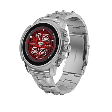 Diesel Mens Griffed Gen 6 45mm Stainless Steel Touchscreen Smart Watch Color Silver Model DZT2040V