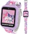 Accutime Sanrio My Melody Kuromi Kids Smartwatch with Touchscreen Features 10 Interactive Faces Camera for Selfies Voice Recorder Step Counter 26 Games Pink Silicone Strap Kids Interactive Fun Watch