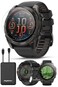 PlayBetter Garmin Fenix 8 AMOLED Sapphire 51mm Carbon Gray DLC Titanium Multisport GPS Smartwatch Bundle 14 Touchscreen Builtin LED Flashlight Charger Screen Protectors