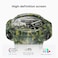 MIDDOW Military Smart Watch with Flashlight AnswerMake Call Compass Heart RateSleepSports Tracker IP68 Waterproof Long Battery Life HD Screen Android iOS Camouflage Green