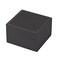 LETURE Luxury Black Single Watch Gift Box with Pillow PU Leather Wristwatch Display Case Organizer for Men