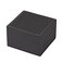 LETURE Luxury Black Single Watch Gift Box with Pillow PU Leather Wristwatch Display Case Organizer for Men