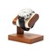 Woodten Solid Wood Single Watch Display Stand for Men Jewelry Watch Showcase Stand Display Beige