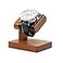 Woodten Solid Wood Single Watch Display Stand for Men Jewelry Watch Showcase Stand Display Black
