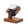 Woodten Solid Wood Single Watch Display Stand for Men Jewelry Watch Showcase Stand Display Black
