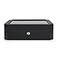 Wolf Designs WOLF Windsor 15Piece Watch Box Black Features 15 Watch Compartments Vegan Leather Exterior
