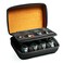 AUKURA watch case for travel and storage Pro double layer watch storage case organizer with accessories inserts BLACK 8 INSERTS
