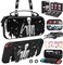 Gurgitat 9in1 Skull Skeleton Switch Case for Nintendo Switch Carrying Cases Storage Accessories Bundle Kit Thumb GripsGame HolderDockable SkinShoulder StrapSticker for Switch Travel Pouch Bag