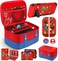Gurgitat 9in1 Carrying Case for Nintendo Switch Travel Carry Cases Bundle Cute Boys Protective CoverThumb Grips Button CapsGame Card HolderDock Sticker Wrap Accessories Storage Bag for Switch 2017