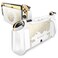Mumba Dockable Case for Nintendo Switch OLED 2021 Blade Series TPU Grip Protective Cover Accessories Compatible with Nintendo Switch OLED 7 Inch and JoyCon Controller WhiteGold