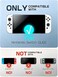 Mumba Dockable Case for Nintendo Switch OLED 2021 Blade Series TPU Grip Protective Cover Accessories Compatible with Nintendo Switch OLED 7 Inch and JoyCon Controller WhiteGold