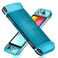 FANPL Improved Version Dockable Clear Case for Nintendo Switch OLED 2021 Protective Case Cover for Switch OLED and Joy Con Controller Strong and Durable Not Easy to Fall Off Blue