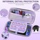 FUNDIARY Galaxy Travel Case for Nintendo Switch 2 Accessories Kit for Switch Two Console with Portable Storage Bag Protective Dockable Cover Screen Protector Shoulder Strap and 2 Thumb Caps