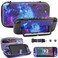 FUNDIARY Galaxy Travel Case for Nintendo Switch 2 Accessories Kit for Switch Two Console with Portable Storage Bag Protective Dockable Cover Screen Protector Shoulder Strap and 2 Thumb Caps