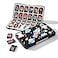 NANANINO Switch Game Case 24 Slots Hard Shell Game Card Holder with Magnetic Closure Portable Waterproof Switch Game Storage for Switch OLED Lite Switch 2 Travel Carry