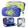 RHOTALL Blue Carrying Case for Nintendo Switch Switch OLED Cover for splatoon 3 Hard Portable Travel bag for Switch Game Accessories Bundle Kit with Game Case and 2 Thumb Caps for boys girls