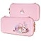 PlayVital Pink Cute Carrying Case for Nintendo Switch OLED Thumb Grip Caps Kitten Chicken Slim Travel Case for Switch Portable Hardshell Girl Storage Game Accessories