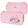PlayVital Pink Cute Carrying Case for Nintendo Switch OLED Thumb Grip Caps Kitten Chicken Slim Travel Case for Switch Portable Hardshell Girl Storage Game Accessories